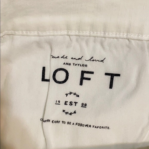 Loft Embroidered White Shorts - Picture 3 of 7